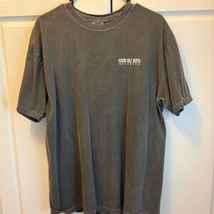 Comfort Colors Men's Short-Sleeve Tee in Charcoal Gray with Chest Logo